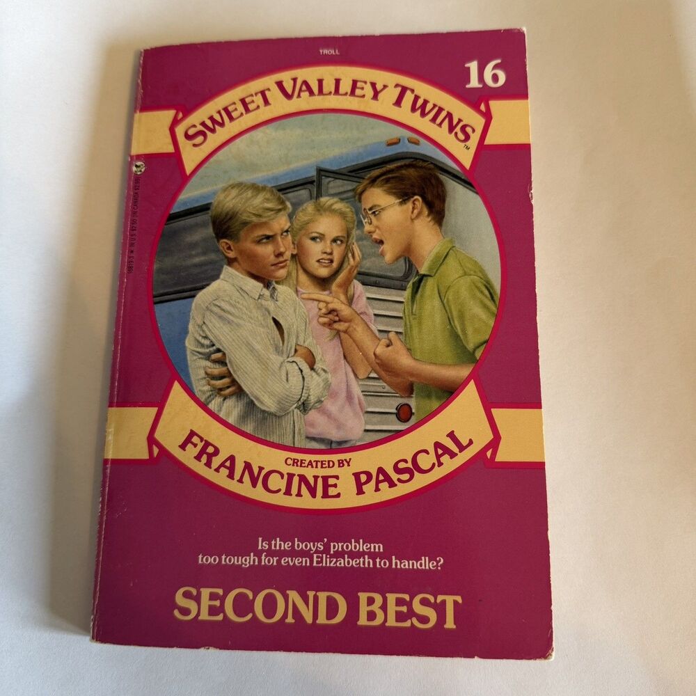 Second Best #16 SWEET VALLEY TWINS (Francine Pascal, 1988) Paperback Book